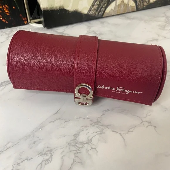Authentic Feragamo Bangle Bracelet & Watch case